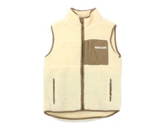 Mads Nørgaard fleece waistcoat Vilads vanilla custard
